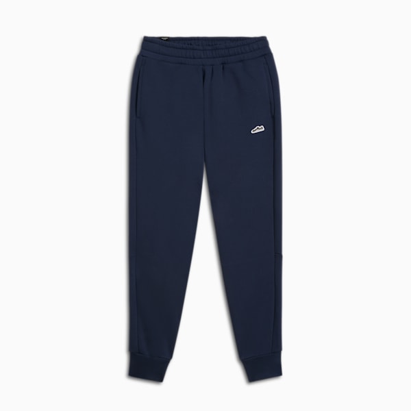 Suede Logo Men's Jogger Pants, Club Navy, extralarge