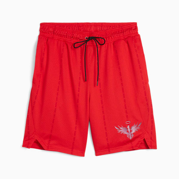 Melo Alwayz On Men's Basketball Shorts, For All Time Red, extralarge-GBR