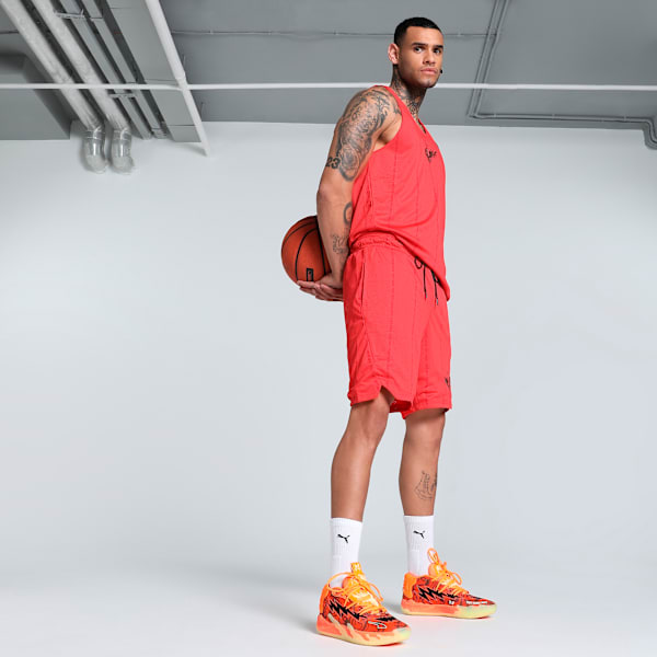 Melo Alwayz On Men's Basketball Shorts, For All Time Red, extralarge-IND