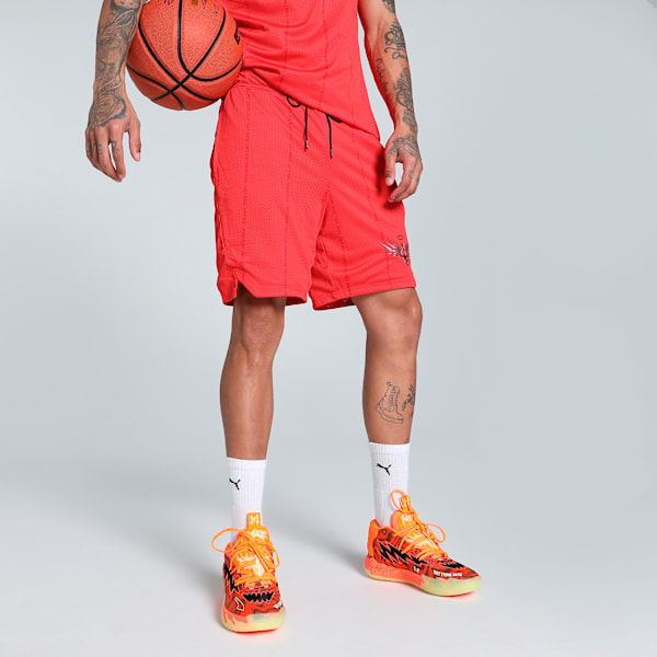 Melo Alwayz On Men's Basketball Shorts, For All Time Red, extralarge-IND