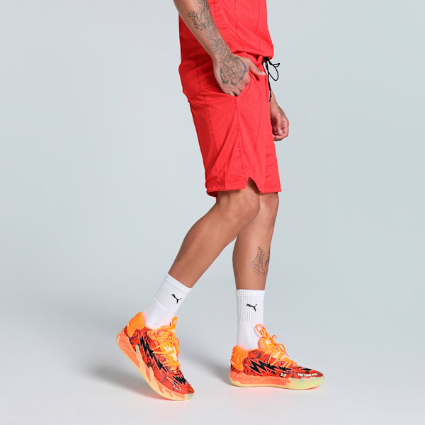 Melo Alwayz On Men's Basketball Shorts, For All Time Red, extralarge-IND