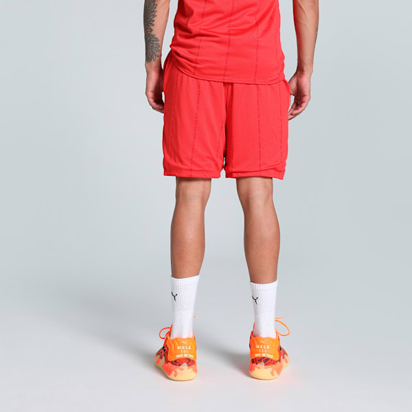 Melo Alwayz On Men's Basketball Shorts, For All Time Red, extralarge-IND
