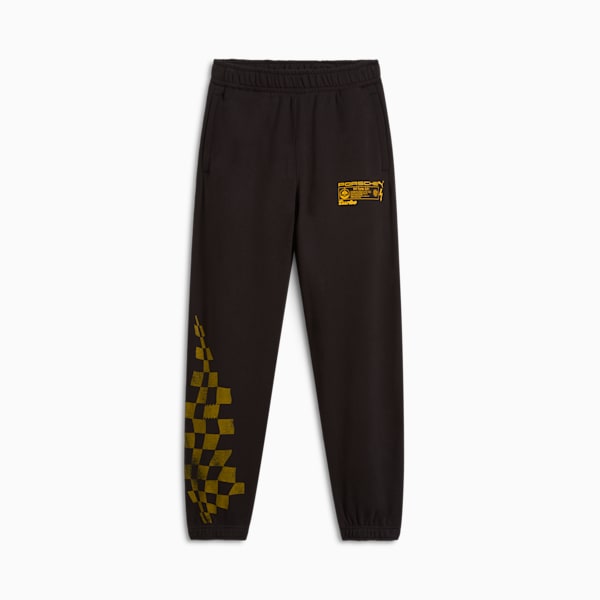 PUMA x PORSCHE Men's Basketball Sweatpants, PUMA Black, extralarge