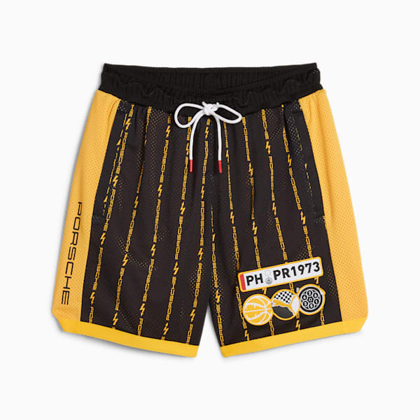 Puma shorts on sale gold