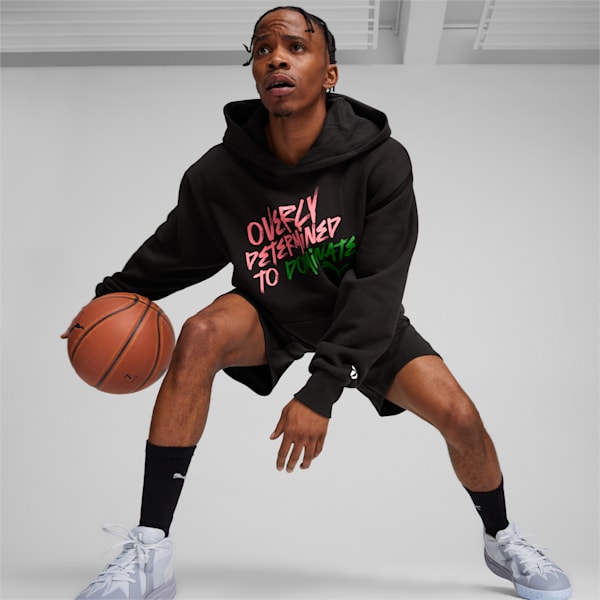 The Future Is Scoot Men's Basketball Hoodie, PUMA Black, extralarge