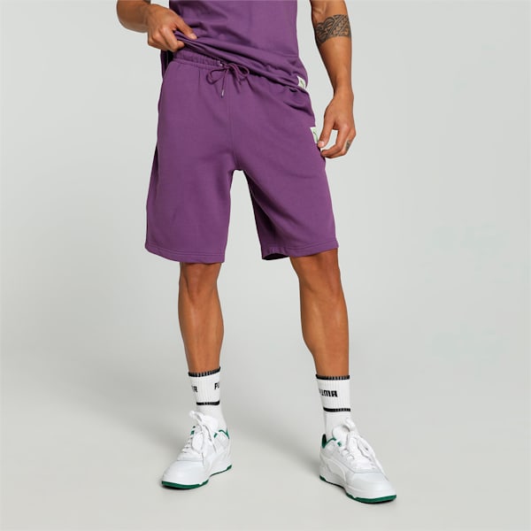 PUMA x HARRDY SANDHU Men's Relaxed Fit Shorts, Crushed Berry, extralarge-IND
