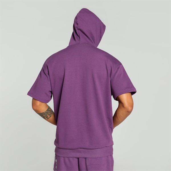 PUMA x HARRDY SANDHU Men's Relaxed Fit Hoodie, Crushed Berry, extralarge-IND
