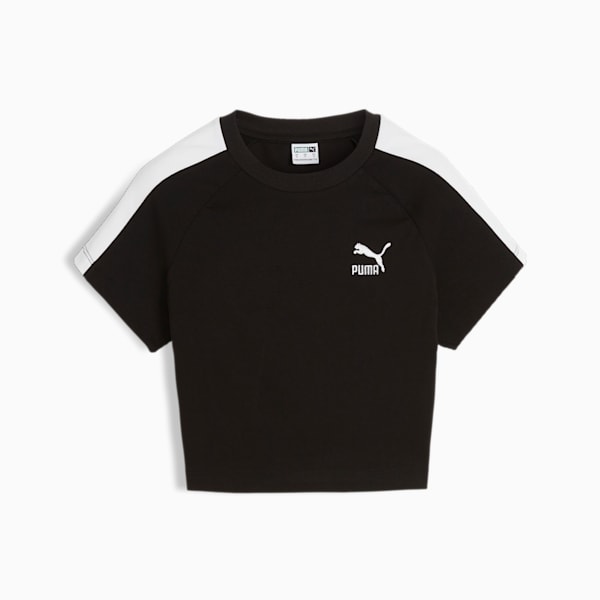 ウィメンズ PLAY.LOUD. アイコニック T7 スリム 半袖 Tシャツ, PUMA Black, extralarge-JPN