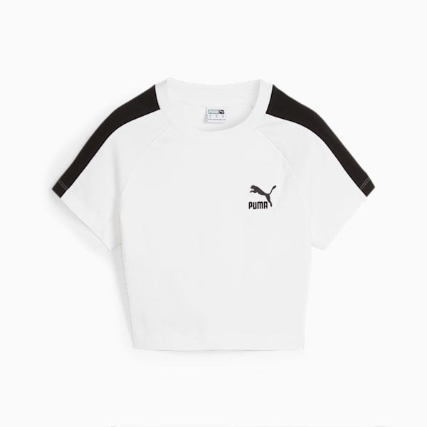 ウィメンズ アイコニック T7 スリム 半袖 Tシャツ, PUMA White, extralarge-JPN