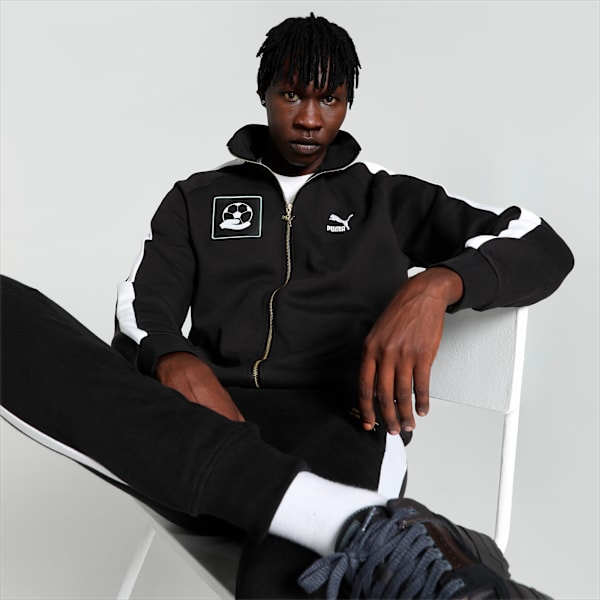 T7 Track Jacket, PUMA Black, extralarge-IND