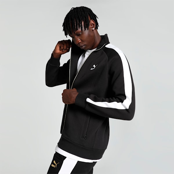 T7 Track Jacket, PUMA Black, extralarge-IND