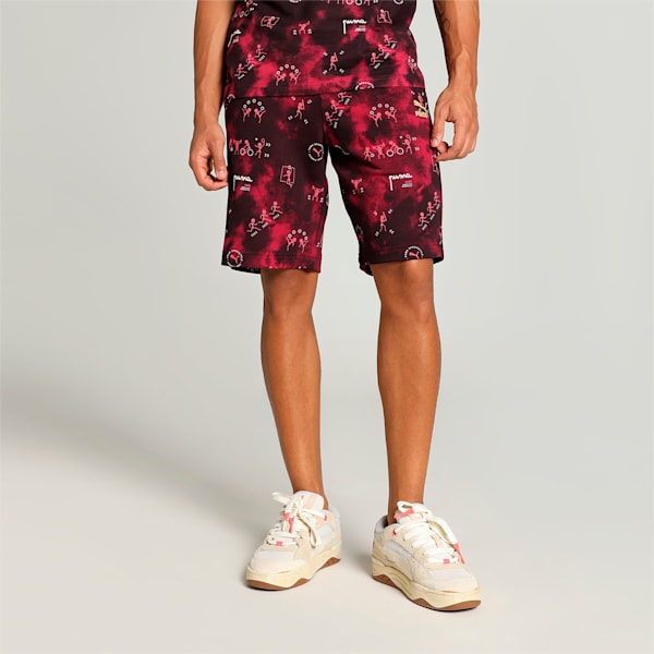 Classics Men's Printed Shorts, PUMA Black, extralarge-IND