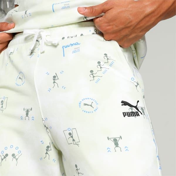 Classics Men's Printed Shorts, PUMA White, extralarge-IND