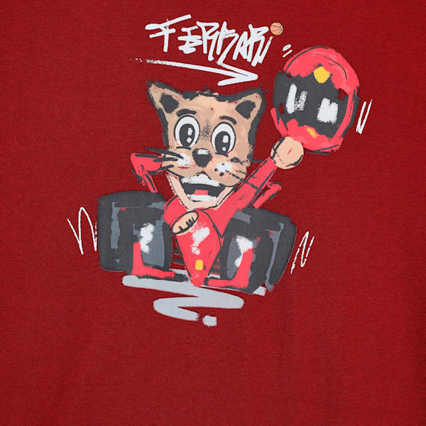 Scuderia Ferrari Dylan Youth Motorsport Tee, Intense Red, extralarge-IND