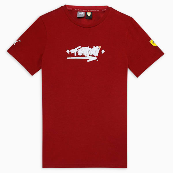 Scuderia Ferrari Dylan Youth Motorsport Tee, Intense Red, extralarge-IND