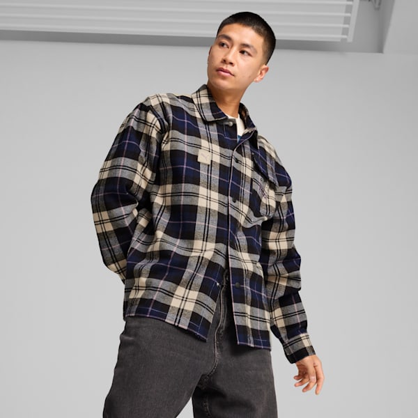 Camisa de franela para hombre Porsche Legacy Statement, Desert Dust, extralarge
