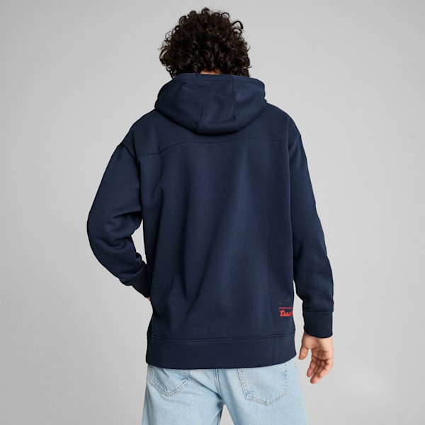 Sudadera con capucha para hombre Porsche Legacy Statement, Club Navy, extralarge