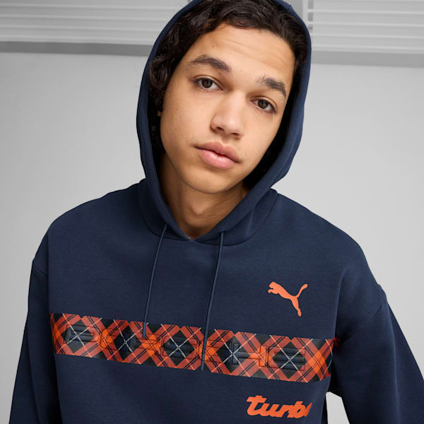 Sudadera con capucha para hombre Porsche Legacy Statement, Club Navy, extralarge