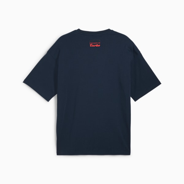 Porsche Legacy Statement Logo Men's Tee, Club Navy, extralarge