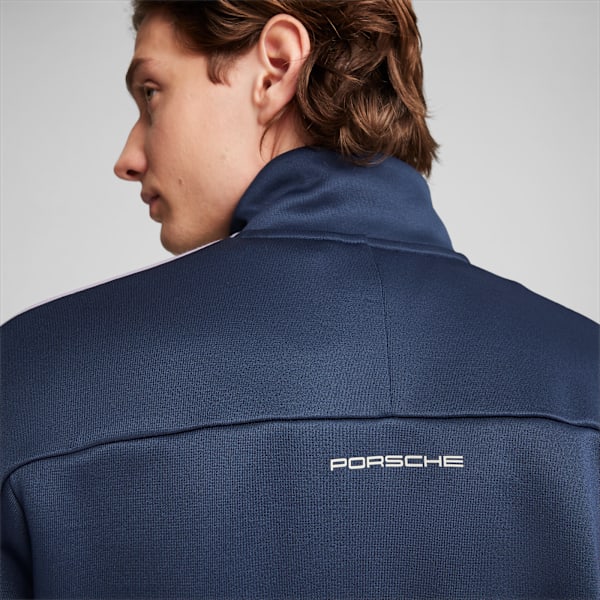 Porsche Legacy T7 Men's Motorsport Track Jacket, Club Navy, extralarge