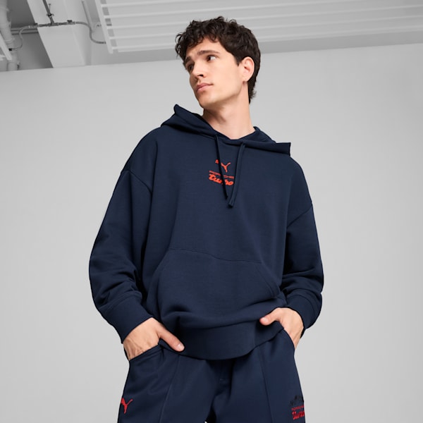 メンズ ポルシェレガシー 911 グラフィック フーディー, Club Navy, extralarge-JPN