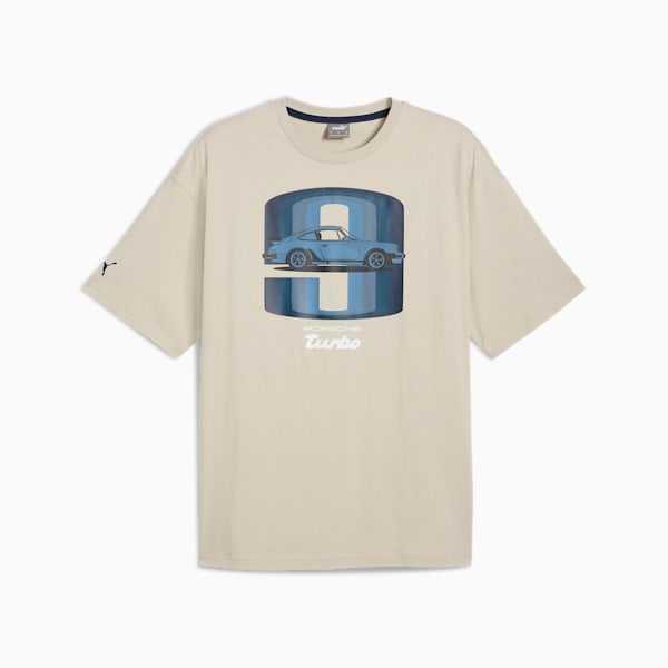 Playera para hombre gráfica Porsche Legacy 911, Desert Dust, extralarge