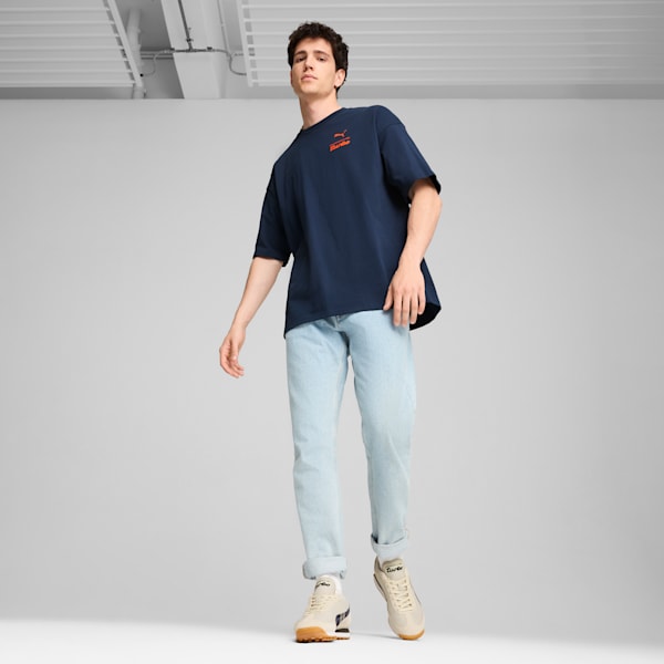 Porsche Legacy Turbo Men's Graphic Tee, Club Navy, extralarge