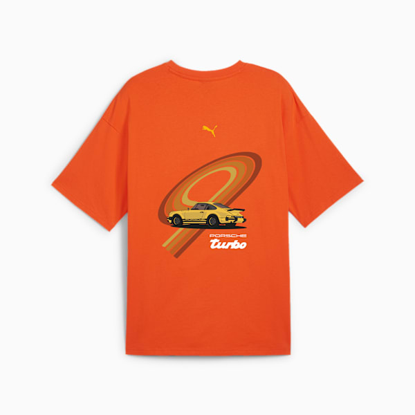 Porsche Legacy Turbo Men's Graphic Tee, Redmazing, extralarge