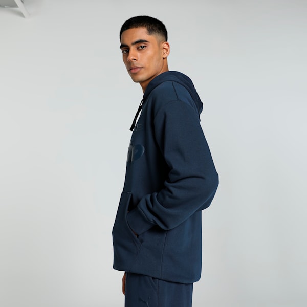 Porsche Legacy Men's Relaxed Fit Motorsport Hoodie, Club Navy, extralarge-IND