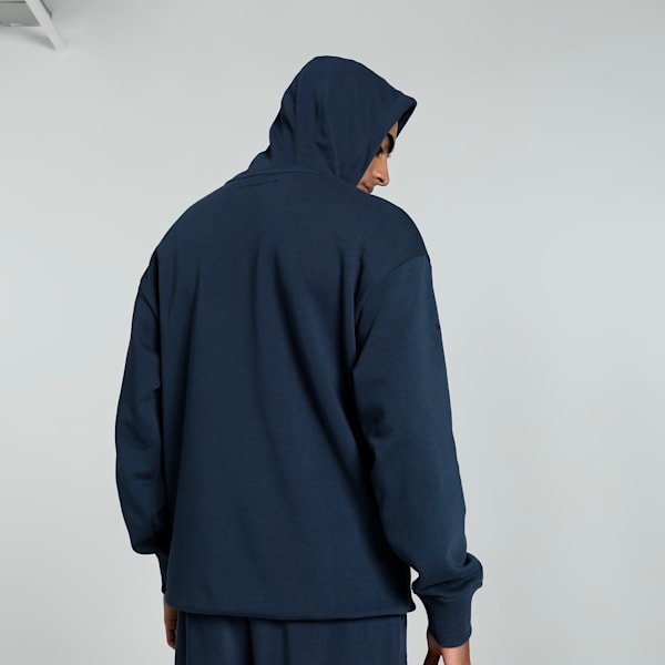 Porsche Legacy Men's Relaxed Fit Motorsport Hoodie, Club Navy, extralarge-IND