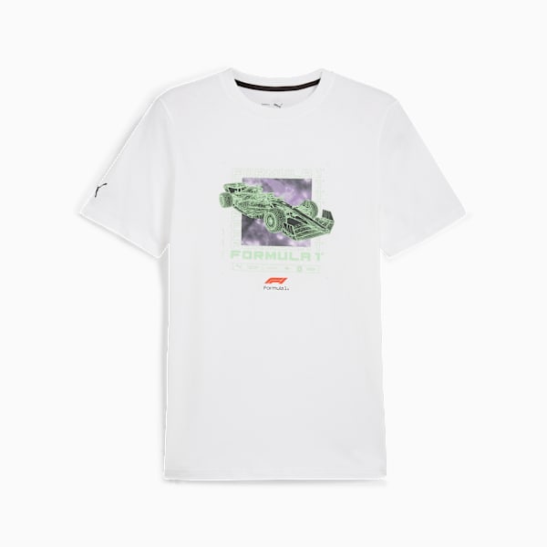 Formula 1® Logo Men's Graphic Tee, PUMA White, extralarge