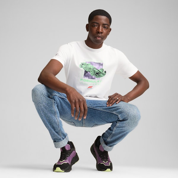 Formula 1® Logo Men's Graphic Tee, PUMA White, extralarge