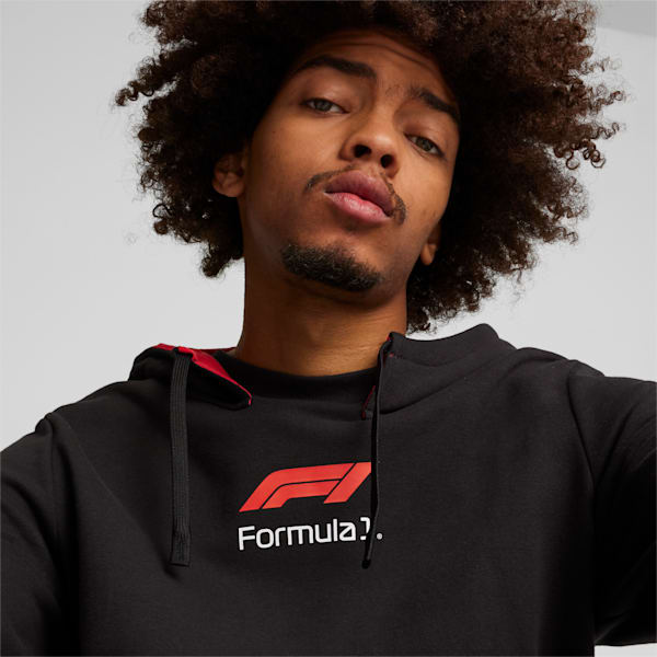 Chandail à capuchon graphique F1® Homme, PUMA Black, extralarge