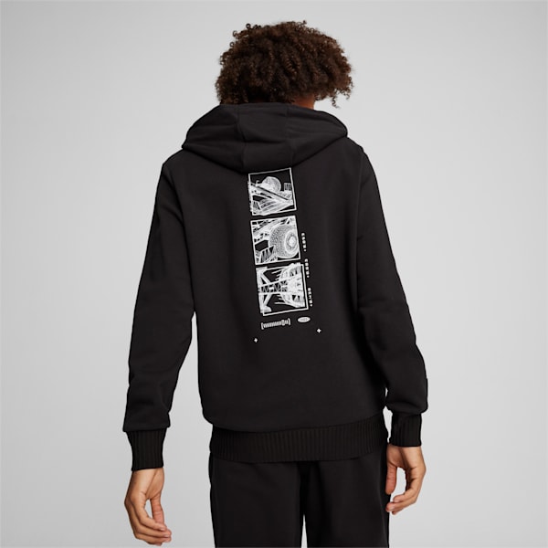 Chandail à capuchon graphique F1® Homme, PUMA Black, extralarge