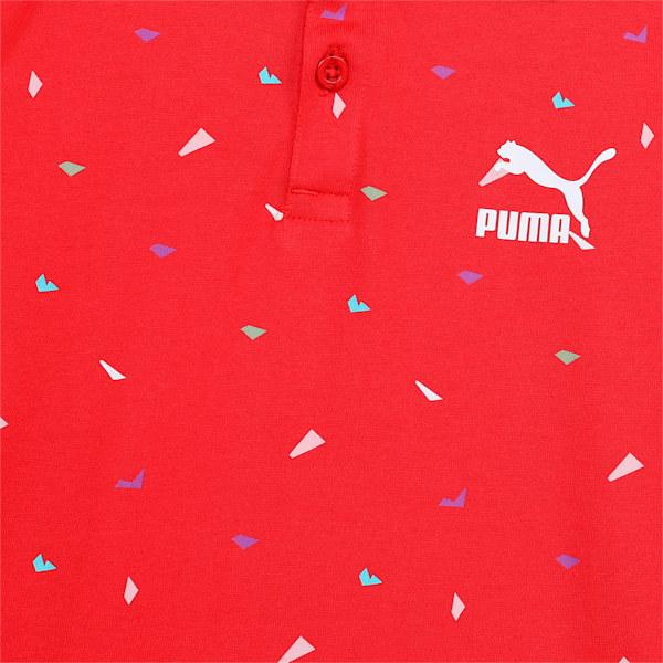 Classics Boy's Graphic Polo, For All Time Red, extralarge-IND