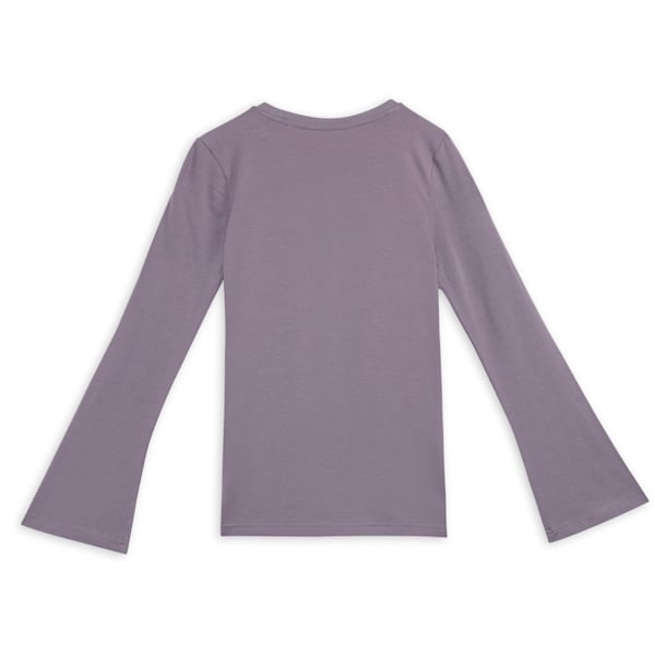 Long-sleeve Youth Slim Fit Tee, Pale Plum, extralarge-IND