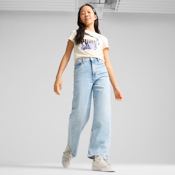 Graphic Youth Tee, Alpine Snow, extralarge-IND