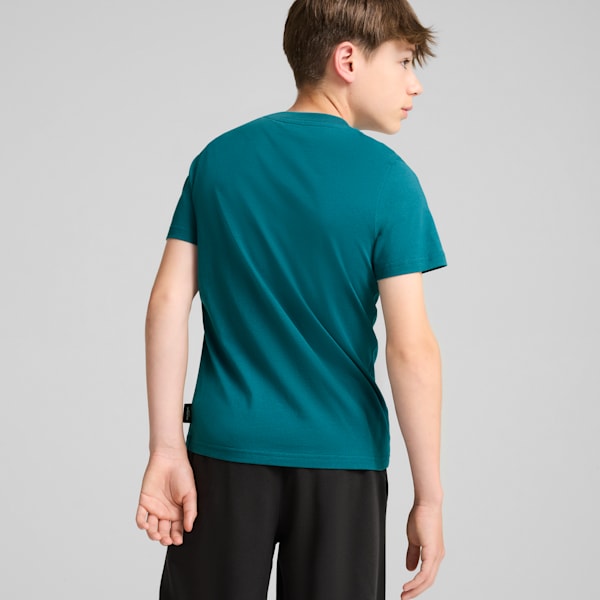 GRAPHICS Super PUMA Tee Youth, Cold Green, extralarge