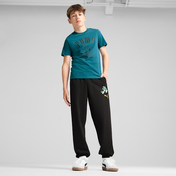 GRAPHICS Super PUMA Tee Youth, Cold Green, extralarge