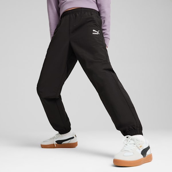 CLASSICS Big Kids' Relaxed Pants, PUMA Black, extralarge