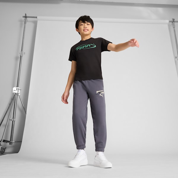 Martian Sunset Big Kids' Tee, PUMA Black, extralarge