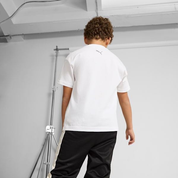 Martian Sunset Big Kids' Tee, PUMA White, extralarge