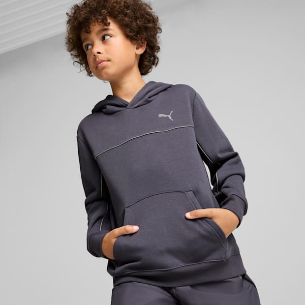 Martian Sunset Big Kids' Hoodie, Galactic Gray, extralarge