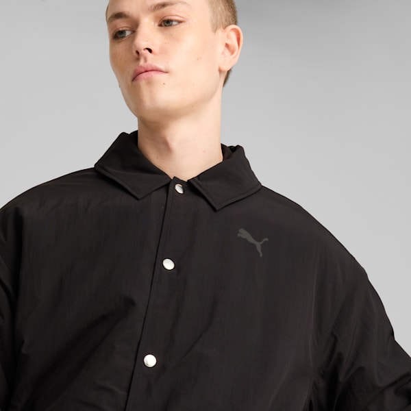 Men's Coach Jacket, PUMA Black, extralarge