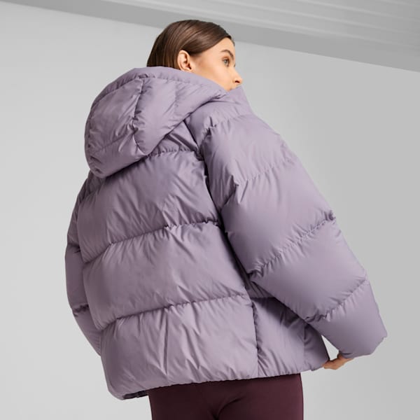 Down Puffer Jacket Women, Pale Plum, extralarge