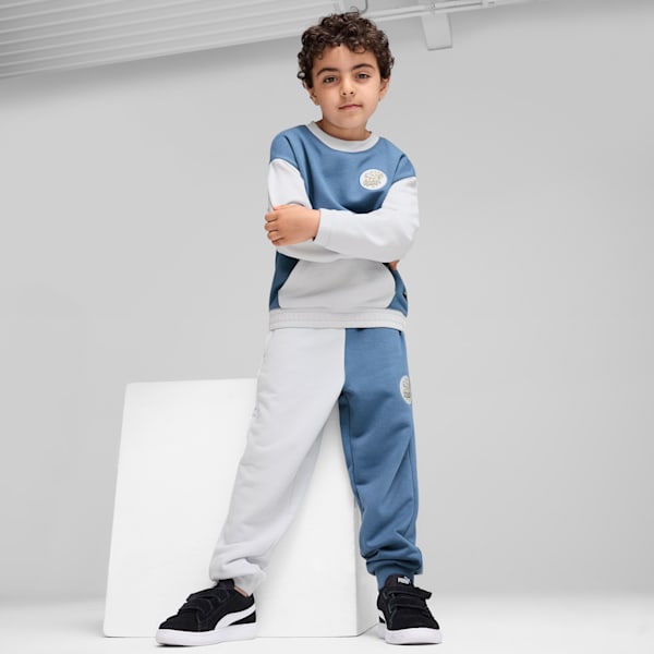 CLASSICS PUMA FC Little Kids' Crew, Blue Horizon, extralarge