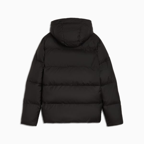 Poly Hooded Puffer Jacket Youth, PUMA Black, extralarge