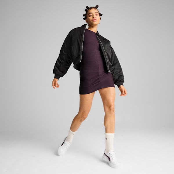Chamarra aviador para mujer, PUMA Black, extralarge