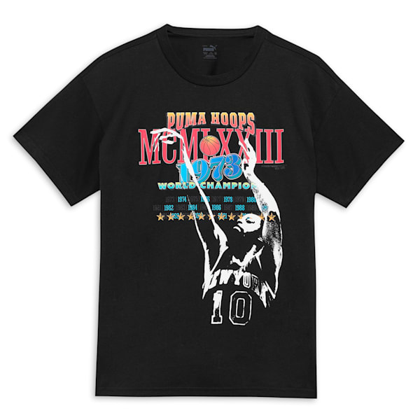Basketball Crowd Craze Youth Relaxed Fit Tee, PUMA Black, extralarge-IND