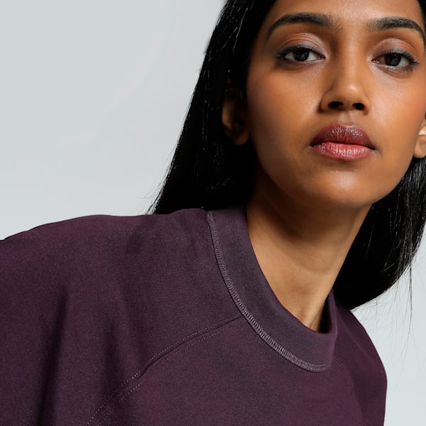 CLASSICS Women's Oversized Tee, Midnight Plum, extralarge-IND